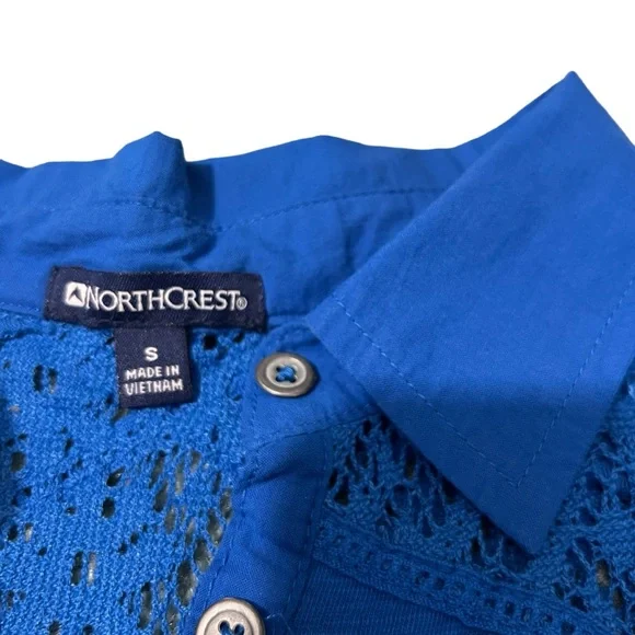 NorthCrest NWT - Womens Sleeveless Button Up Tank Sz. SM - Picture 3 of 7